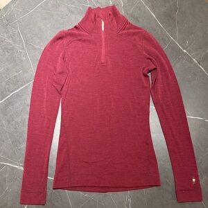 Smartwool Women's Maroon Long Sleeve Top